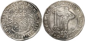 BRAUNSCHWEIG - WOLFENBÜTTEL. Heinrich Julius, 1589-1613. Taler 1611, Zellerfeld.
Dav. 6285, Welter 645 B l. bearbeitet, ss