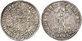 BRAUNSCHWEIG - WOLFENBÜTTEL. Friedrich Ulrich, 1613-1634. Taler 1619, Goslar oder Zellerfeld.
Dav. 6303, Welter 1057 A ss