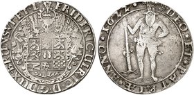 BRAUNSCHWEIG - WOLFENBÜTTEL. Friedrich Ulrich, 1613-1634. Taler 1622, Goslar oder Zellerfeld.
Dav. 6303, Welter 1057 A Rand beschnitten, ss