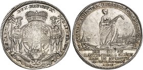 BRAUNSCHWEIG - WOLFENBÜTTEL. Karl I., 1735-1780. Taler 1752, Zellerfeld, Ausbeute der Grube "Lautenthals Glück".
Dav. 2162, Welter 2727, Müs. 10.3/59...