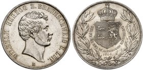 BRAUNSCHWEIG - WOLFENBÜTTEL. Wilhelm, 1831-1884. Ein zweites Exemplar.
ss - vz