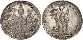 CORVEY. - Abtei. Florenz von der Velde, 1696-1714. Taler 1709, Braunschweig.
Dav. 2194, Weing. 172 ss - vz
