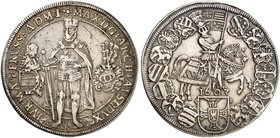 DEUTSCHER ORDEN. Maximilian I., Erzherzog von Österreich, 1590-1618. Taler 1603, Hall.
Dav. 5848, Prokisch 60 A/a, M. / T. 366 Var. kl. Kr., ss