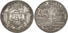 EICHSTÄTT. Sedisvakanz 1790. Doppelter Konventionstaler 1790, Nürnberg.
Dav. 2212, Cahn 148, Slg. Erl. 2072 Hksp., Felder geglättet, ss - vz