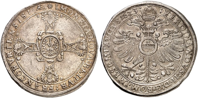 FRANKFURT. - Stadt. Taler 1623, mit Titel Ferdinand II.
Dav. 5290, J. u. F. 382...