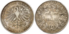 FRANKFURT. - Stadt. Doppeltaler 1841.
Thun 131, AKS 2, J. 23 ss