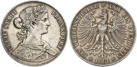 FRANKFURT. - Stadt. Vereinstaler 1861.
Thun 143, AKS 9, J. 42a R ! ss