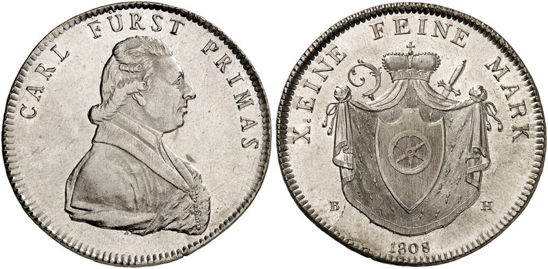 FÜRSTPRIMATISCHE STAATEN. Fürstprimas Carl Theodor von Dalberg, 1806-1813. Konve...