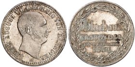 HANNOVER. Ernst August, 1837-1851. Taler 1839 A, "GLÜCKAUF ! CLAUSTHAL".
Thun 158, AKS 131, J. 65 kl. Kr., vz