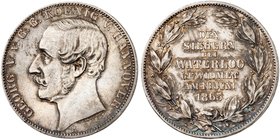 HANNOVER. Georg V., 1851-1866. Vereinstaler 1865 B, "WATERLOO".
Thun 176, AKS 160, J. 98 ss