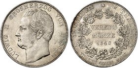 HESSEN - DARMSTADT. Ludwig II., 1830-1848. Ein zweites Exemplar.
vz