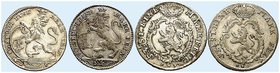 HESSEN - KASSEL. Friedrich II., 1760-1785. Lot von 4 Stück: 1/6 Taler 1767, 1773, 1/4 Taler 1768, 1771.
Schütz 1875, 1923, 1882, 1906 ss