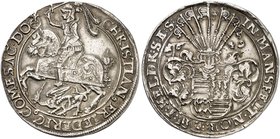 MANSFELD. Christian Friedrich, 1641-1665. Taler 1649, Eisleben.
Dav. 7019 A, Tornau 1410 ss+