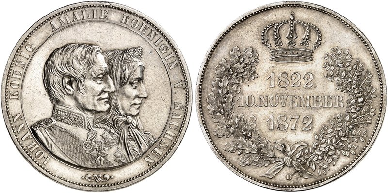 - ALBERTINISCHE LINIE. Johann, 1854-1873. Ein zweites Exemplar.
vz