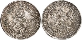 SACHSEN - ALTENBURG. Johann Philipp, Friedrich, Johann Wilhelm und Friedrich Wilhelm II., 1603-1625. Taler 1624, Saalfeld.
Dav. 7371, Schnee 278, Ker...