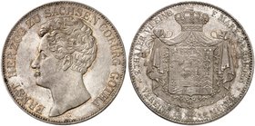 SACHSEN - COBURG - GOTHA. Ernst I., 1826-1844. Doppeltaler 1842 G.
Thun 362, AKS 70, J. 273 schöne Patina, vz / vz - St
