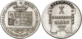 SCHAUMBURG - LIPPE. Georg Wilhelm, 1807-1860, unter Vormundschaft bis 1807. Ein zweites Exemplar.
vz - prfr