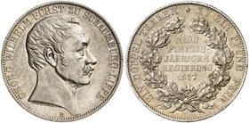 SCHAUMBURG - LIPPE. Georg Wilhelm, 1807-1860, unter Vormundschaft bis 1807. Ein drittes Exemplar.
kl. Rdf., vz
