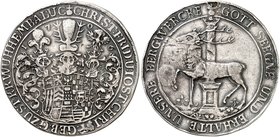 STOLBERG - STOLBERG UND STOLBERG - ROSSLA. Christoph Friedrich und Jost Christian, 1704-1738. Taler 1706, Stolberg, Ausbeute.
Dav. 2795, Friederich 1...