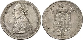 TRIER. Clemens Wenceslaus, Prinz von Sachsen, 1768-1794. Konventionstaler 1769, Koblenz.
Dav. 2833, v. Schr. 1239, Schnee 1133 kl. Sfr., ss