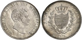 WÜRTTEMBERG. Wilhelm I., 1816-1864. Kronentaler 1825.
Thun 434, AKS 66, J. 55, Kl.-R. 63c ss+