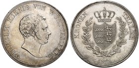 WÜRTTEMBERG. Wilhelm I., 1816-1864. Ein drittes Exemplar.
vz