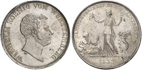 WÜRTTEMBERG. Wilhelm I., 1816-1864. Ein zweites Exemplar.
vz+
