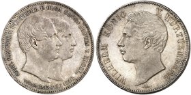 WÜRTTEMBERG. Wilhelm I., 1816-1864. Ein zweites Exemplar.
winz. Rdf., vz