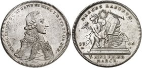 WÜRZBURG. Franz Ludwig von Erthal, 1779-1795. Dicker doppelter Konventionstaler 1786, Prämie.
Dav. 2906, Helm. 880, Slg. Pil. 1312 vz
