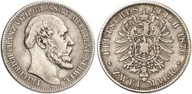 MECKLENBURG - SCHWERIN. Friedrich Franz II., 1842-1883. J. 84, EPA 2/27. Ein zweites Exemplar.
f. ss