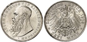 SACHSEN - MEININGEN. Georg II., 1866-1914. J. 152, EPA 3/29. Ein zweites Exemplar.
f. St