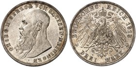 SACHSEN - MEININGEN. Georg II., 1866-1914. J. 152, EPA 3/29. Ein drittes Exemplar.
St