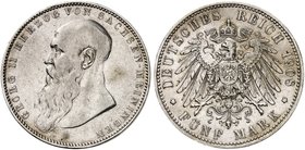 SACHSEN - MEININGEN. Georg II., 1866-1914. J. 153b, EPA 5/54. Ein zweites Exemplar.
ss