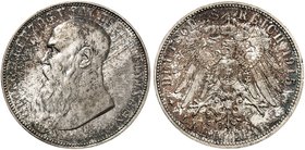 SACHSEN - MEININGEN. Georg II., 1866-1914. J. 155, EPA 3/30. Ein drittes Exemplar.
schöne Patina, f. St