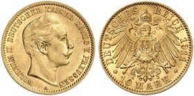 PREUSSEN. Wilhelm II., 1888-1918. J. 251, EPA 10/41. Ein zweites Exemplar.
vz - St