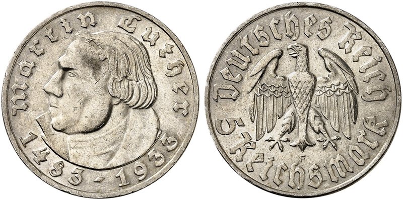 J. 353, EPA 5/71. 5 RM 1933 F, Luther.
kl. Kr., vz