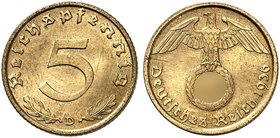J. 363, EPA 23. 5 Reichspfennig 1936 D. R !
vz - St
