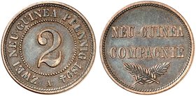 DEUTSCH - NEU - GUINEA. J. 702, EPA DNG 2. 2 Pfennig 1894 A.
ss