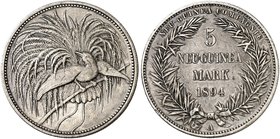 DEUTSCH - NEU - GUINEA. J. 707, EPA DNG 7. 5 Mark 1894 A.
ss