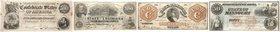 AUSLAND. USA. Lot von 88 Scheinen: Staats- und Privatbanken. Schöne Sammlung Amerikanischer Banknoten ab ca. 1810-1864 von vielen Bundesstaaten, u. a....