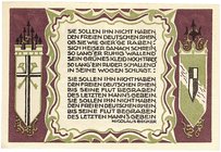 SAMMELLOSE. SERIENSCHEINE. Königswinter, Königwinterer Bank und Honnefer Volksbank. Lot von 400 Scheinen: 50 Pfennig 1. 11. 1921. Die von der französi...
