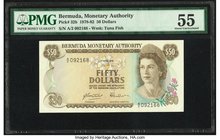 Bermuda Monetary Authority 50 Dollars 1.4.1978 Pick 32b PMG About Uncirculated 55. 

HID09801242017