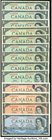 An Assortment of Thirteen "Devil's Face" Notes from Canada. Fine or Better. One $2 example has some ink stains.

HID09801242017