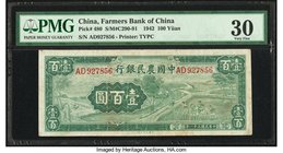 China Farmers Bank of China 100 Yüan 1942 Pick 480 S/M#C290-91 PMG Very Fine 30. Minor foreign substance.

HID09801242017