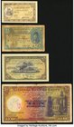 A Quartet of Earlier Notes from Egypt. Very Good or Better. The 10 Pound note in this lot has edge tears and graffiti.

HID09801242017