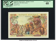 Equatorial African States Banque Centrale 1000 Francs ND (1963) Pick 5h PCGS Extremely Fine 40. 

HID09801242017