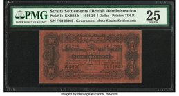 Straits Settlements Government of Straits Settlements 1 Dollar 20.6.1921 Pick 1c KNB3d-h PMG Very Fine 25. 

HID09801242017