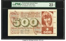 Switzerland National Bank 500 Franken 7.3.1973 Pick 51k PMG Very Fine 25 EPQ. 

HID09801242017