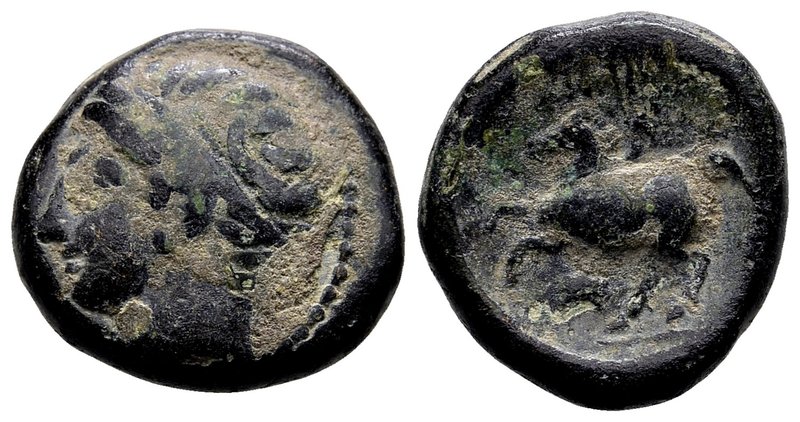 Kingdom of Macedon, Philip II. 
Uncertain mint in Macedon, 359-336 BC. Æ 16, 7....