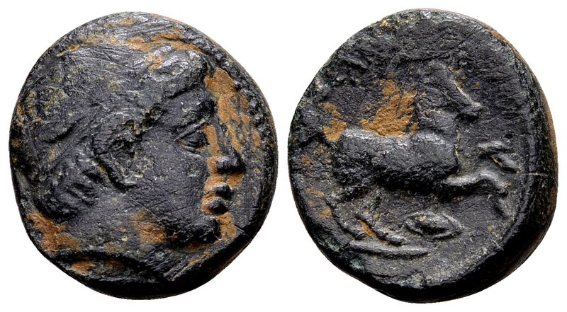 Kingdom of Macedon, Alexander III. 
Uncertain mint in Macedon, 336-323 BC. Æ 15...